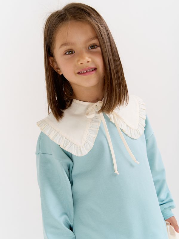 Воротник с рюшами 