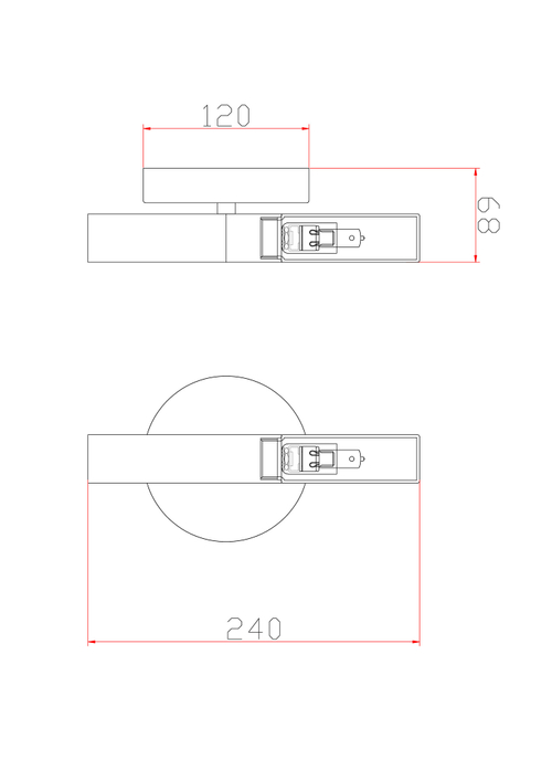 Настенный светильник (бра) Freya FR6109WL-01CH