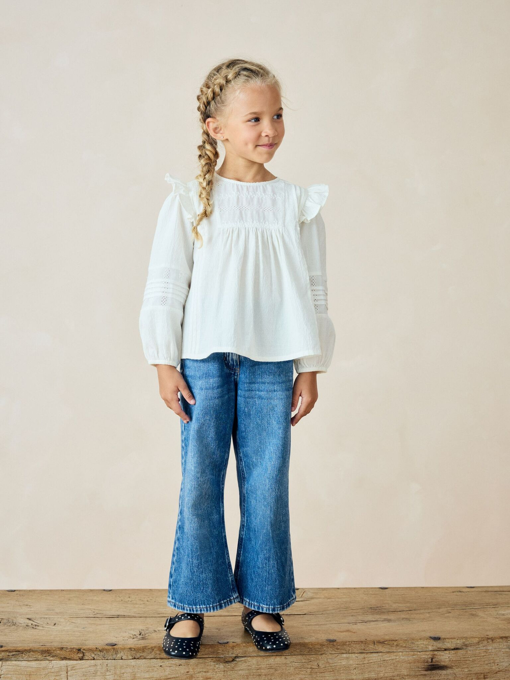 Блуза для девочки Next E32-185, Белый