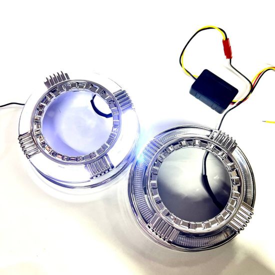 Маска 3.0 ДХО+Ходовый огонь JEEP LED