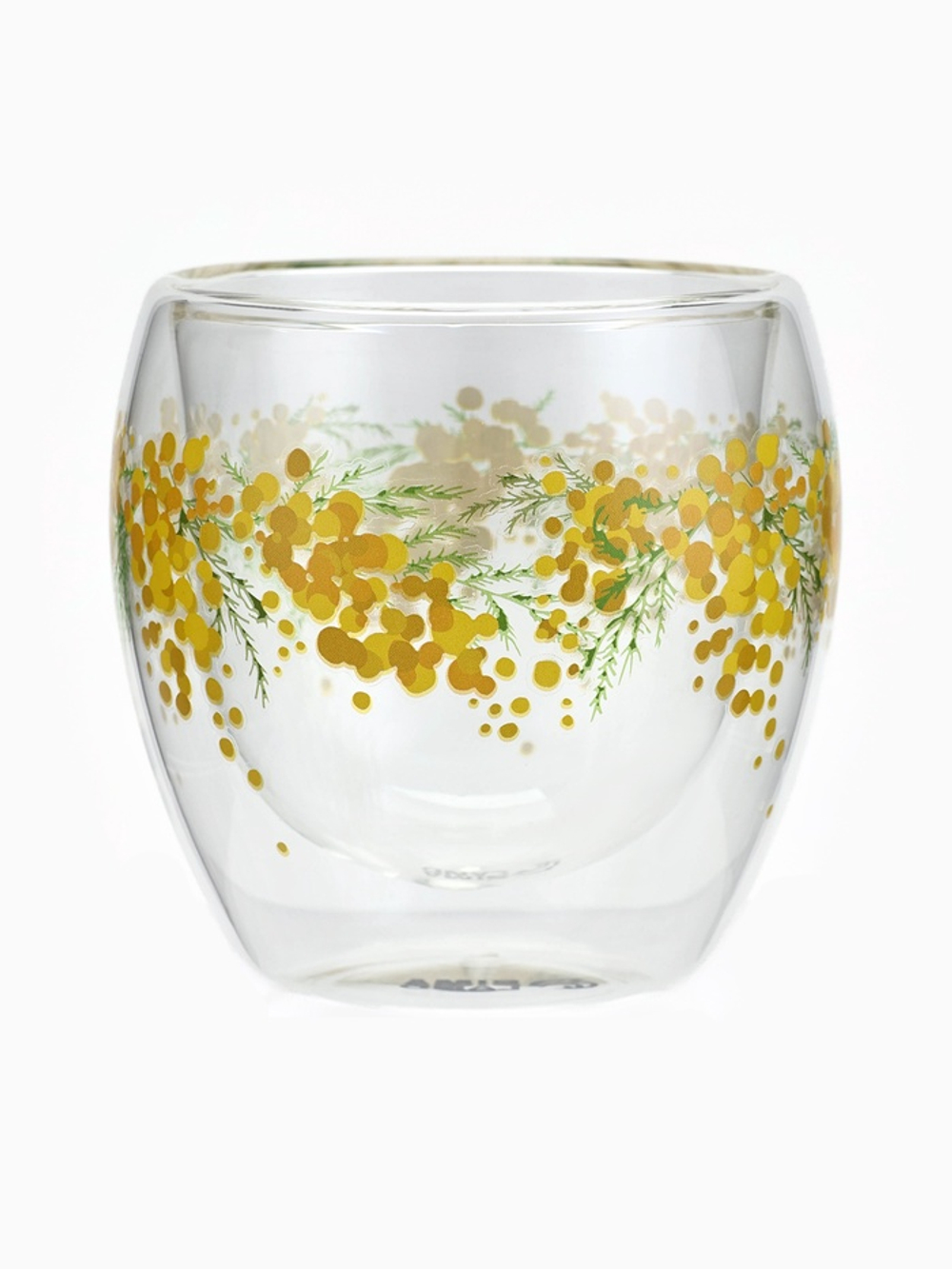 Стакан с двойными стенками «Нежная мимоза», 250 мл