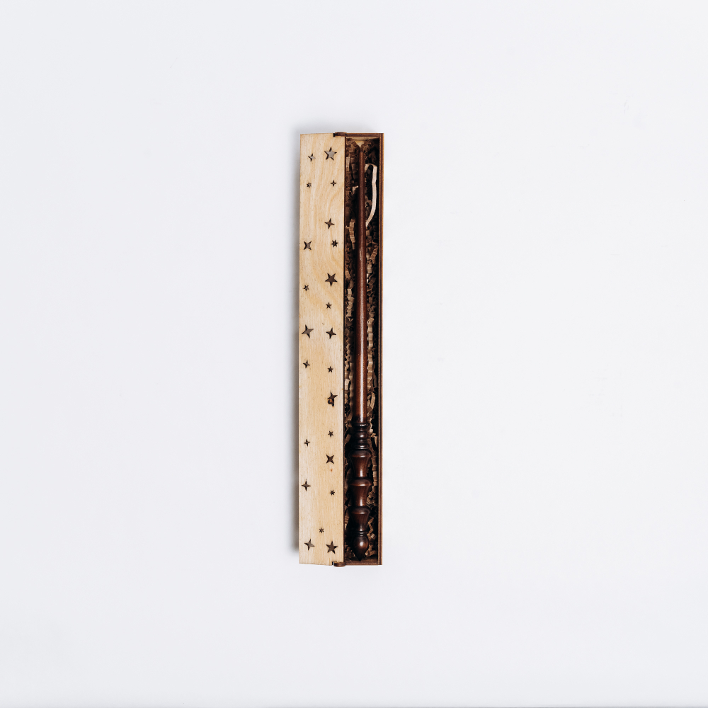 Деревянный  подарочный набор -указка в футляре (коробе) 300 мм. PK21