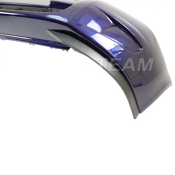 Бампер передний на Лада Приора 2 в сборе с решетками, окрашенный (аналог)