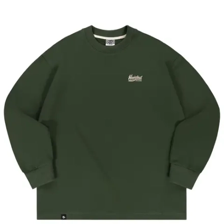 Лонгслив Haided Garden RLXD FIRM LS TEE, Оливковый
