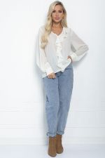 Блуза Стефанна (айвори) Б11329 LT Collection