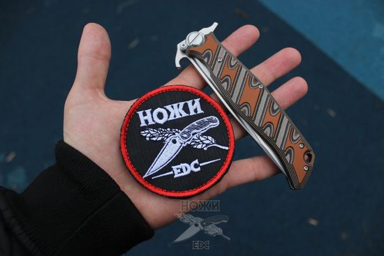 Складной нож НОКС Финка-С (Шайбы) c клинком из стали D2, рукоять G10