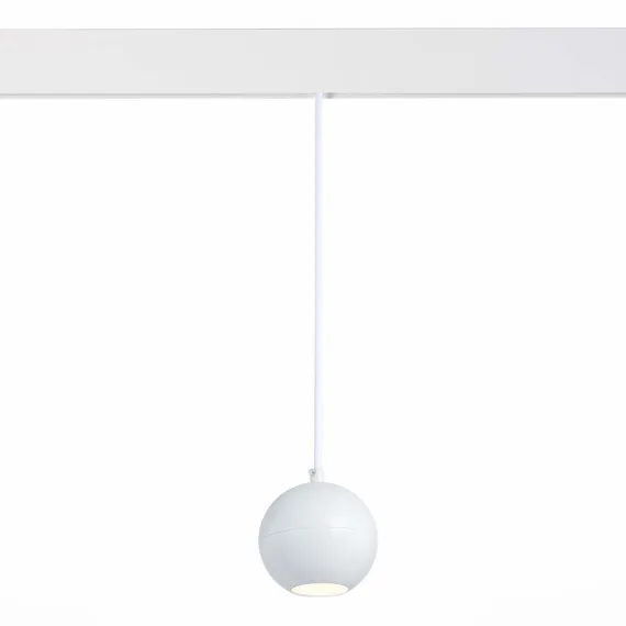 ST354.543.12 Магнитный трековый светильник подвесной Белый LED 1*12W 4000K 750Lm Ra>80 36° IP20 D100 СКАЙЛАЙН 48V