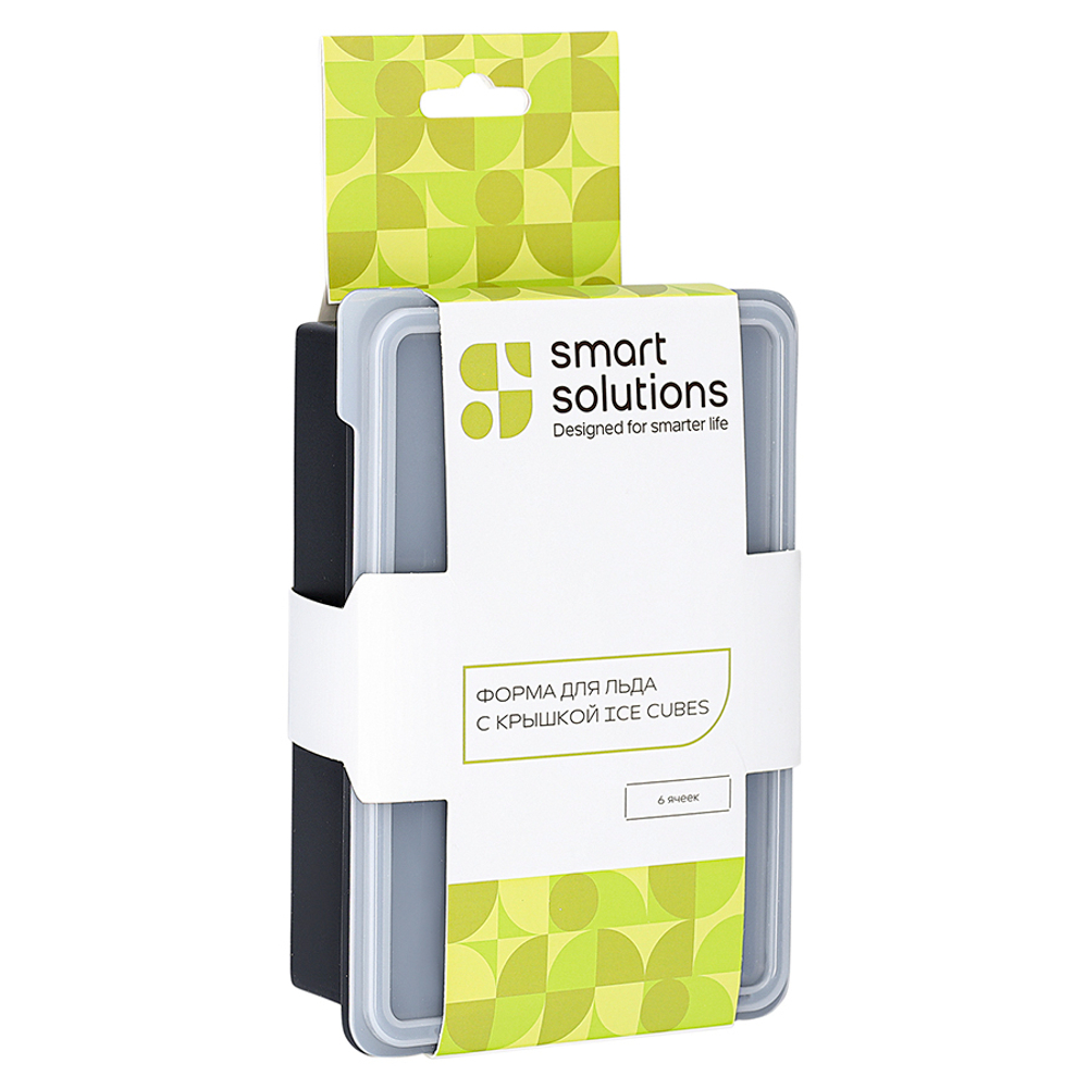 Форма для льда с крышкой ice cubes