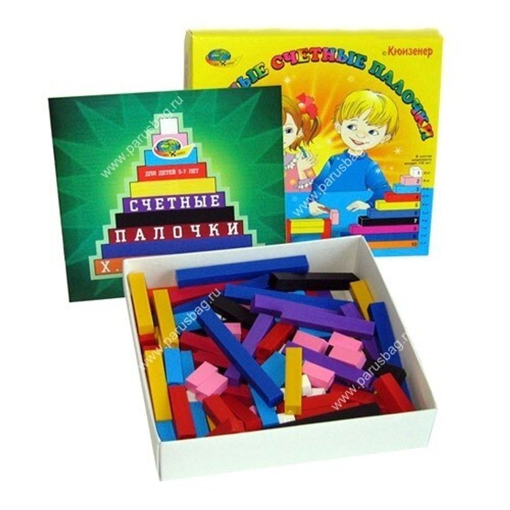Учебно игровое пособие Счётные палочки Кюизенера 3-7 лет Корвет