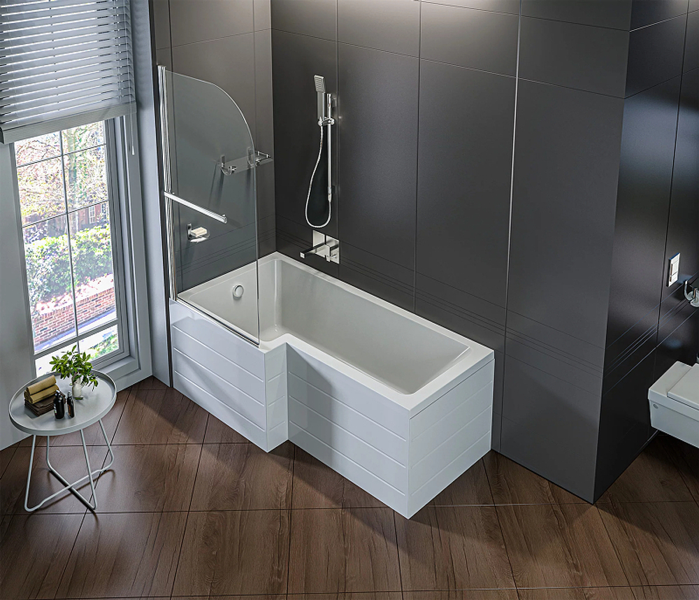 Акриловая ванна Bas (Бас) Эсте 170х85 L, с каркасом