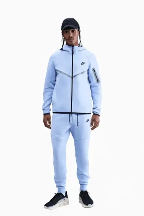 Кофта Nike Tech Fleece Hoodie Windrunner Full-Zip - голубой