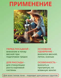 Удобрение минеральное Азофоска , 1 кг