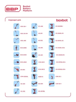 Аккумуляторная ударная бесщеточная дрель-шуруповерт Boxbot 20В, 2 АКБ 2 Ач, в кейсе, CD-2020BLI