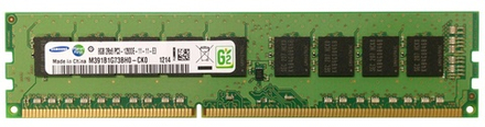 Модуль памяти для сервера SAMSUNG M391B1G73QH0-CK0 8GB (1X8GB) 1600MHZ PC3-12800E CL11 UNBUFFERED DUAL RANK X8 ECC 1.5V DDR3 SDRAM 240-PIN UDIMM