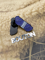 Брошь-Пин "Моток Пряжи" фиолетовый