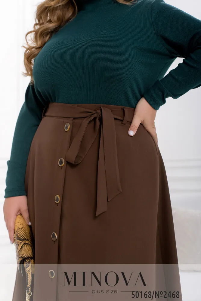 Юбка 2468-шоколадный Minova