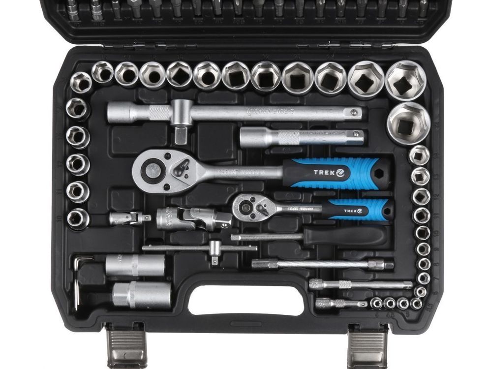 Набор головок и бит 94 предмета TREK (1/4", 1/2", 6 граней )