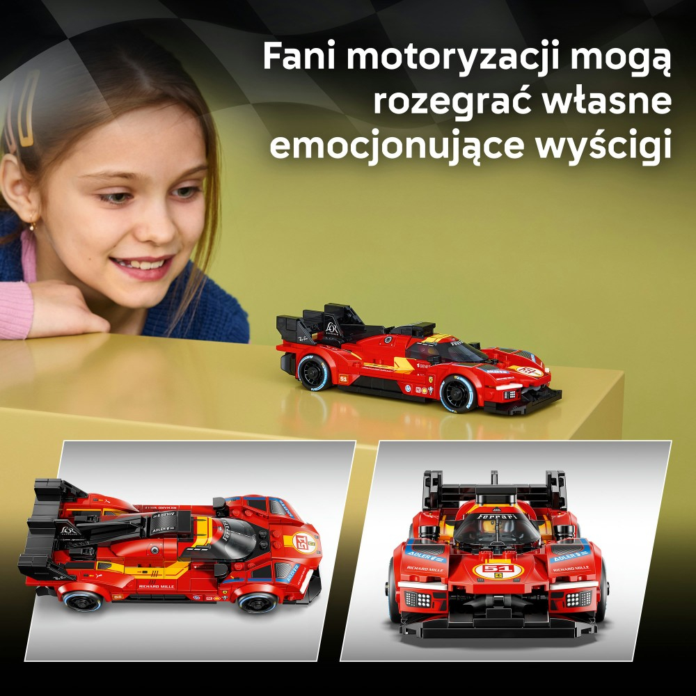 Конструктор LEGO Speed Champions 77261 Гиперкар Ferrari 499P — фото 4