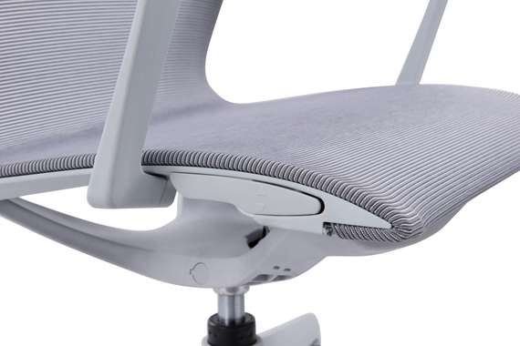 Кресло офисное Норден / Глория / серая  сетка / серый пластик