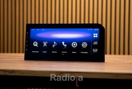 Магнитола Toyota Land Cruiser Prado 250 2023+ (большой экран) - Radiola RDL-LC250-High монитор 12.3" на Android 14, 8Гб+128Гб, CarPlay, 4G SIM-слот