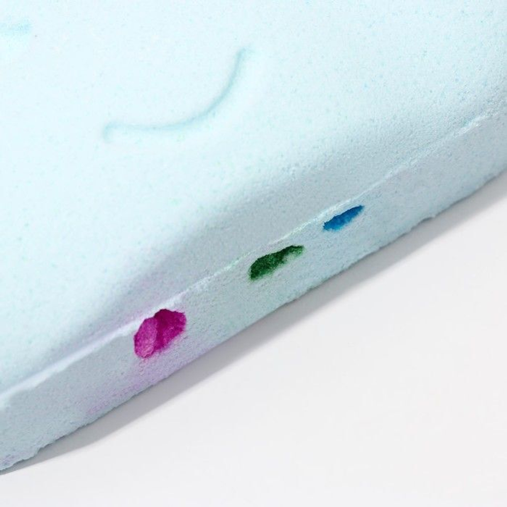 Бомбочка для ванны с радужным хвостом «Цветочного настроения!» с ароматом ягод - 200 гр.