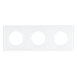 Рамка стеклянная FRM-GLARE-GC-3-WH (Arlight, -) 043838
