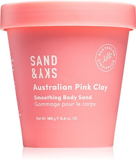 Sand & Sky Australian Pink Clay Smoothing Body Sand - осветляющий скраб для тела /   180  g  / GTIN 8886482915016