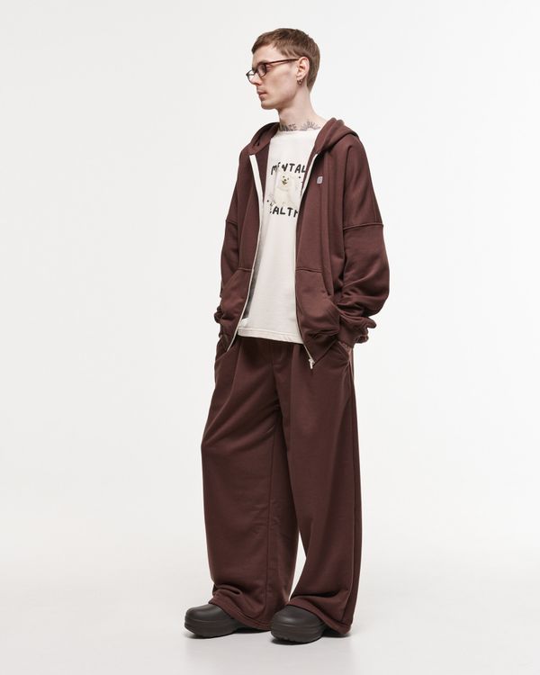 Брюки Baggy Trousers Logo French Roast - фото 10