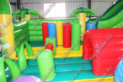 Коммерческий надувной батут "Джунгли малый"