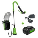 Насос аккумуляторный для полива из бочки Greenworks G24SWP Арт. 3401007UB, 24V, c АКБ 4Ач и ЗУ