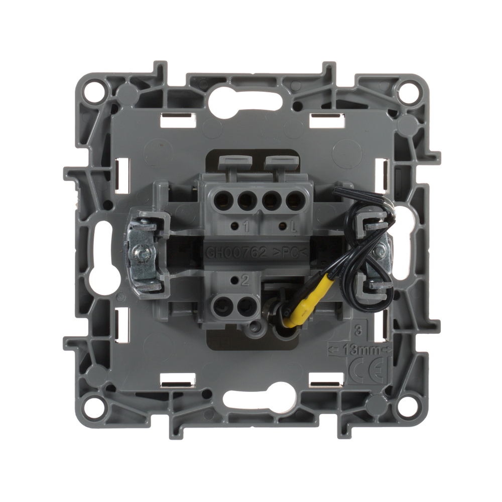 Выключатель 1-клавишный с подсветкой/индикацией 10А 250В слоновая кость ETIKA Legrand