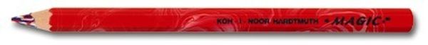 Утолщенный карандаш с многоцветным грифелем MAGIC, сочетание цветов AMERICA красный