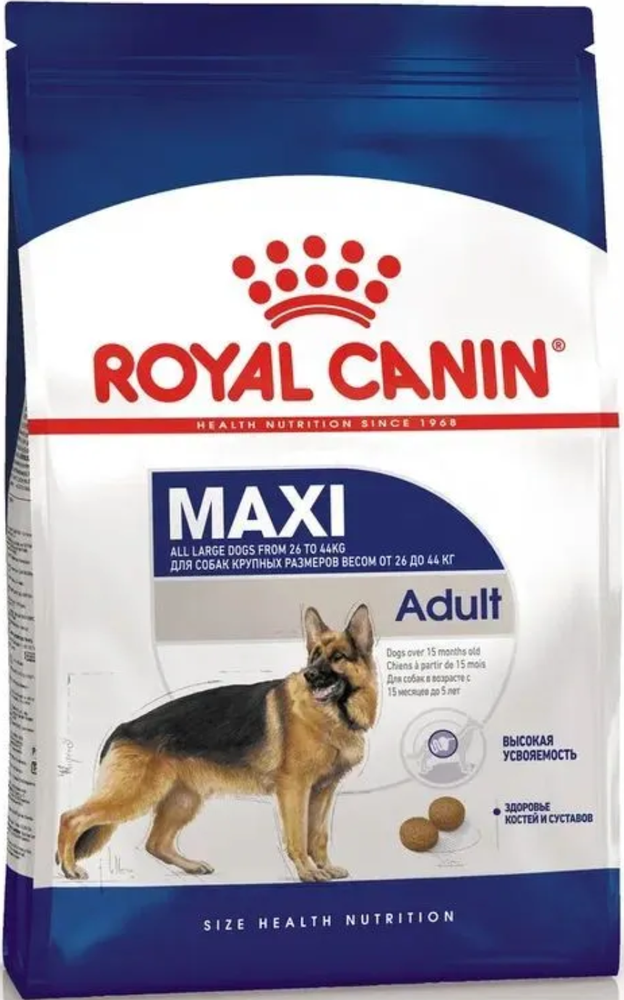 Роял Maxi Adult для собак крупных пород 15кг.