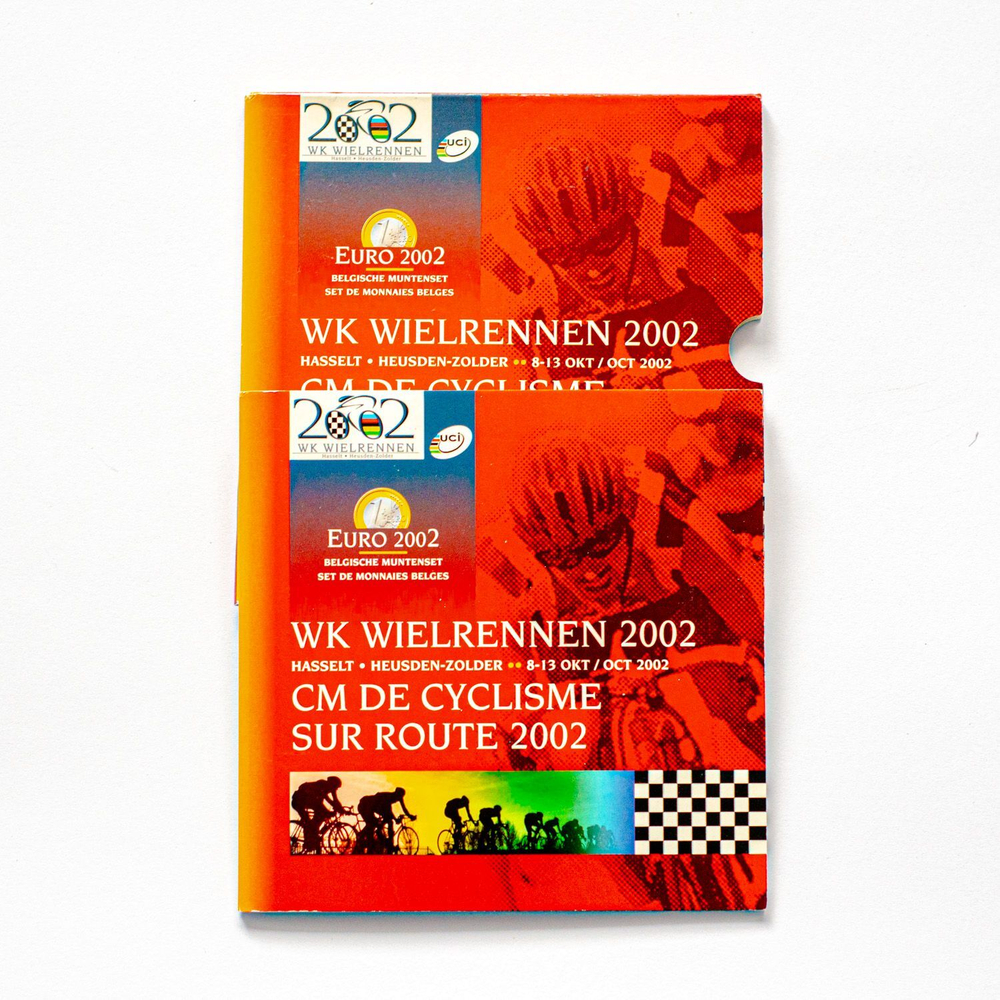 Belgium 2002 Year Set "Road Cycling WC 2002 Brussels"