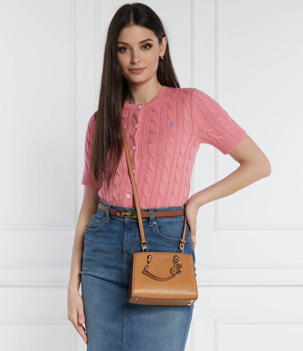 Кожаная сумка-трапеция CYNTHIA Michael Kors - коричневый(32S4GCYC1T)