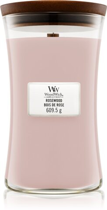 Woodwick Rosewood - ароматическая свеча с деревянным фитилем /   609.5  g  / GTIN 5038581077956
