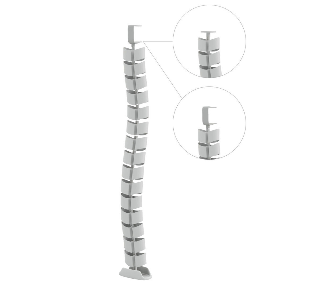 VERTEBRA кабель-канал СЕРЕБРИСТ.