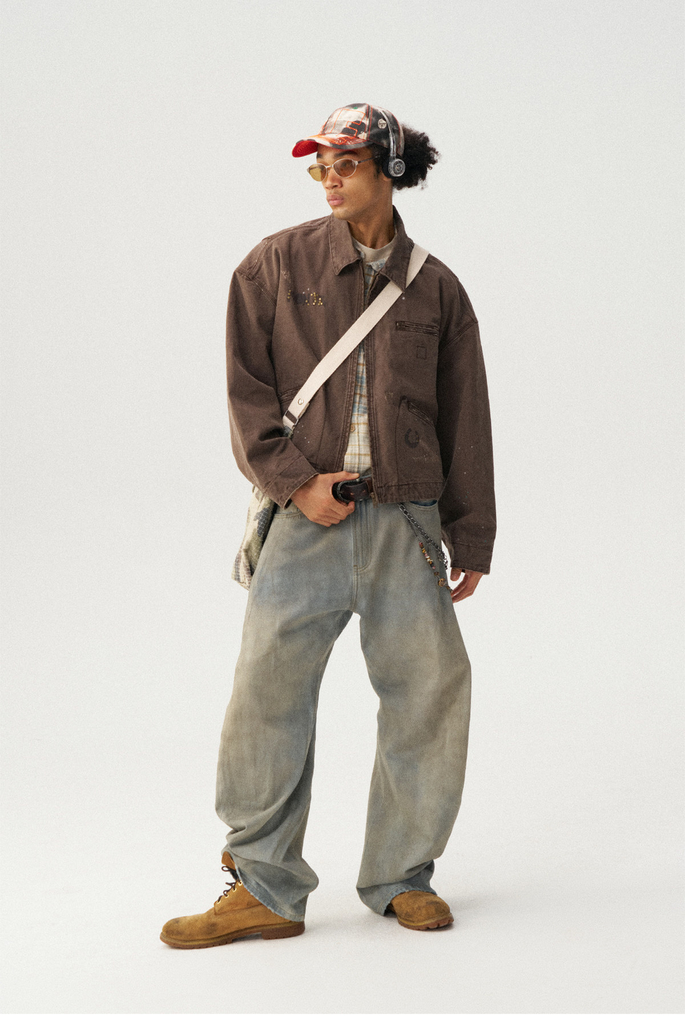 Куртка Nothomme Monterest Year of the Horse Limited Edition Vintage Washed Distressed Detroit Loose Fit Cropped Canvas Jacket