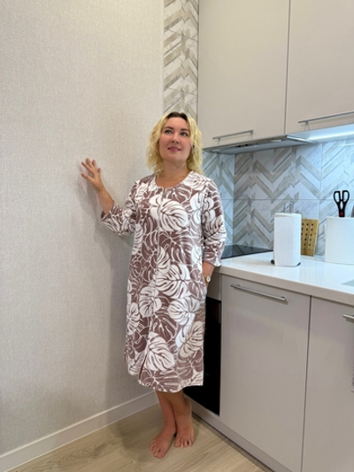 Халат женский "Наташа В.П" молния (Р 316)