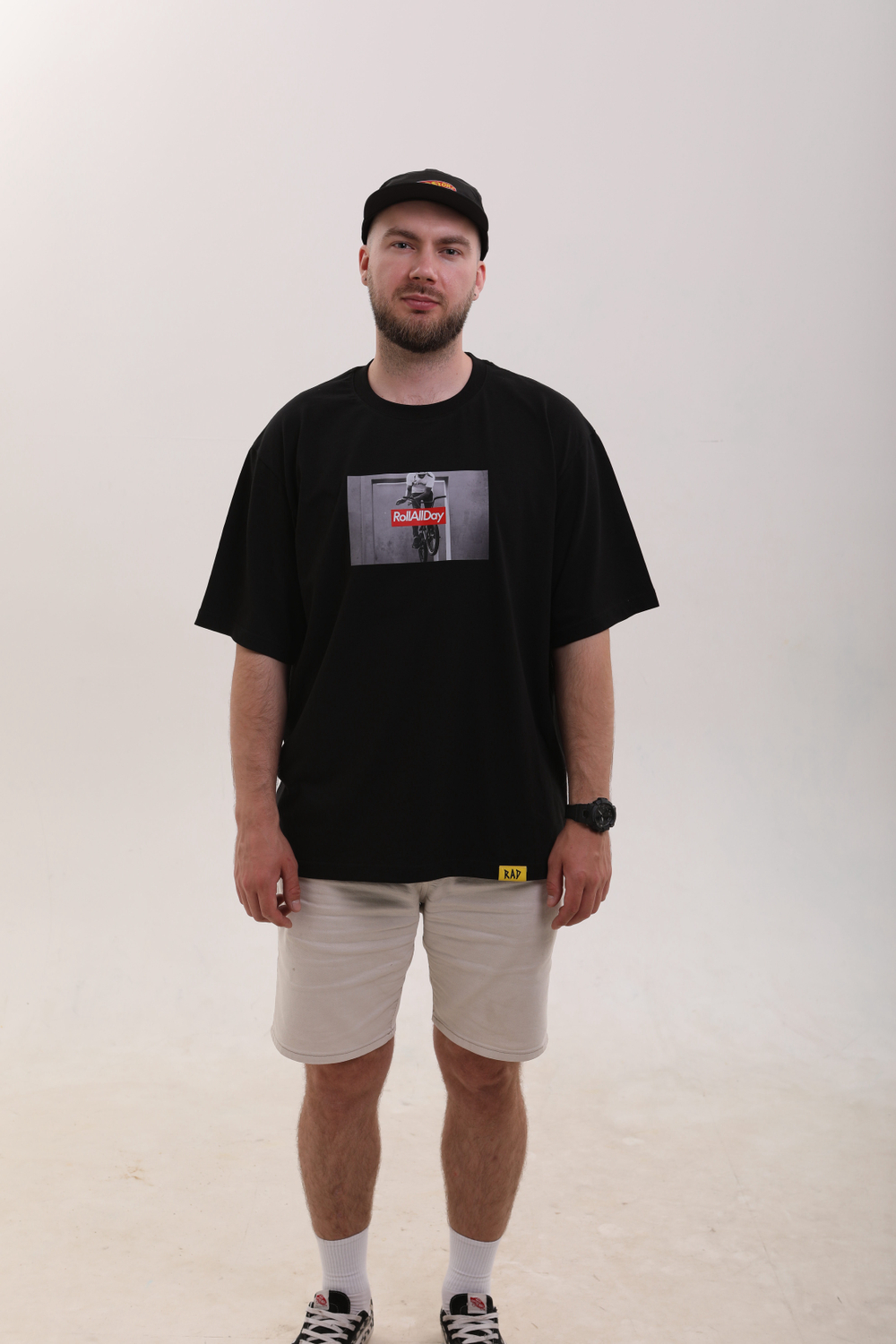 Футболка RollAllDay light weight black