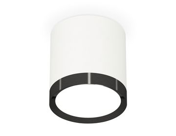 Комплект накладного светильника 1*GX53 XS8141002 SWH/PBK белый песок/черный полированный (C8141, N8113)DIY System Complects Ambrella