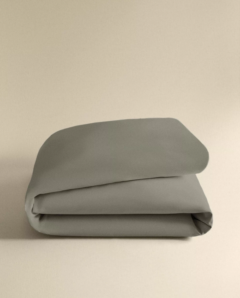 ZARA HOME (300 НИТЕЙ) ПОДОДЕЯЛЬНИК ИЗ САТИНА, СИНИЙ