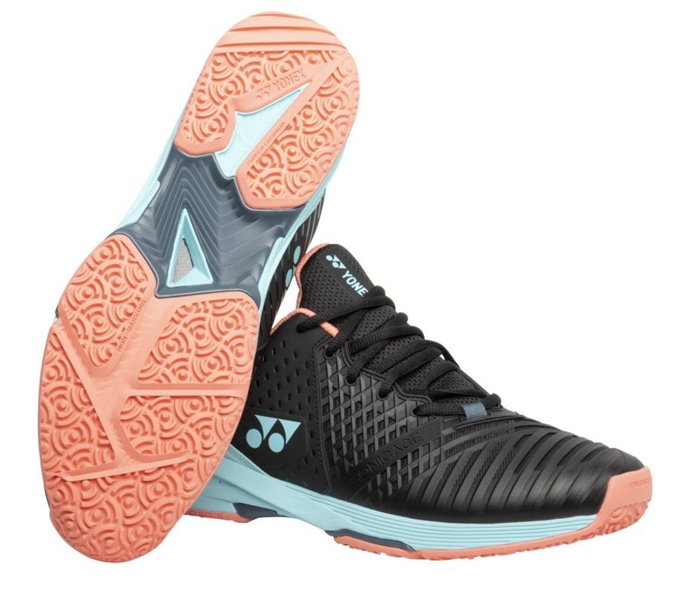 Мужские кроссовки теннисные Yonex Power Cushion Sonicage 3 Clay - navy/red