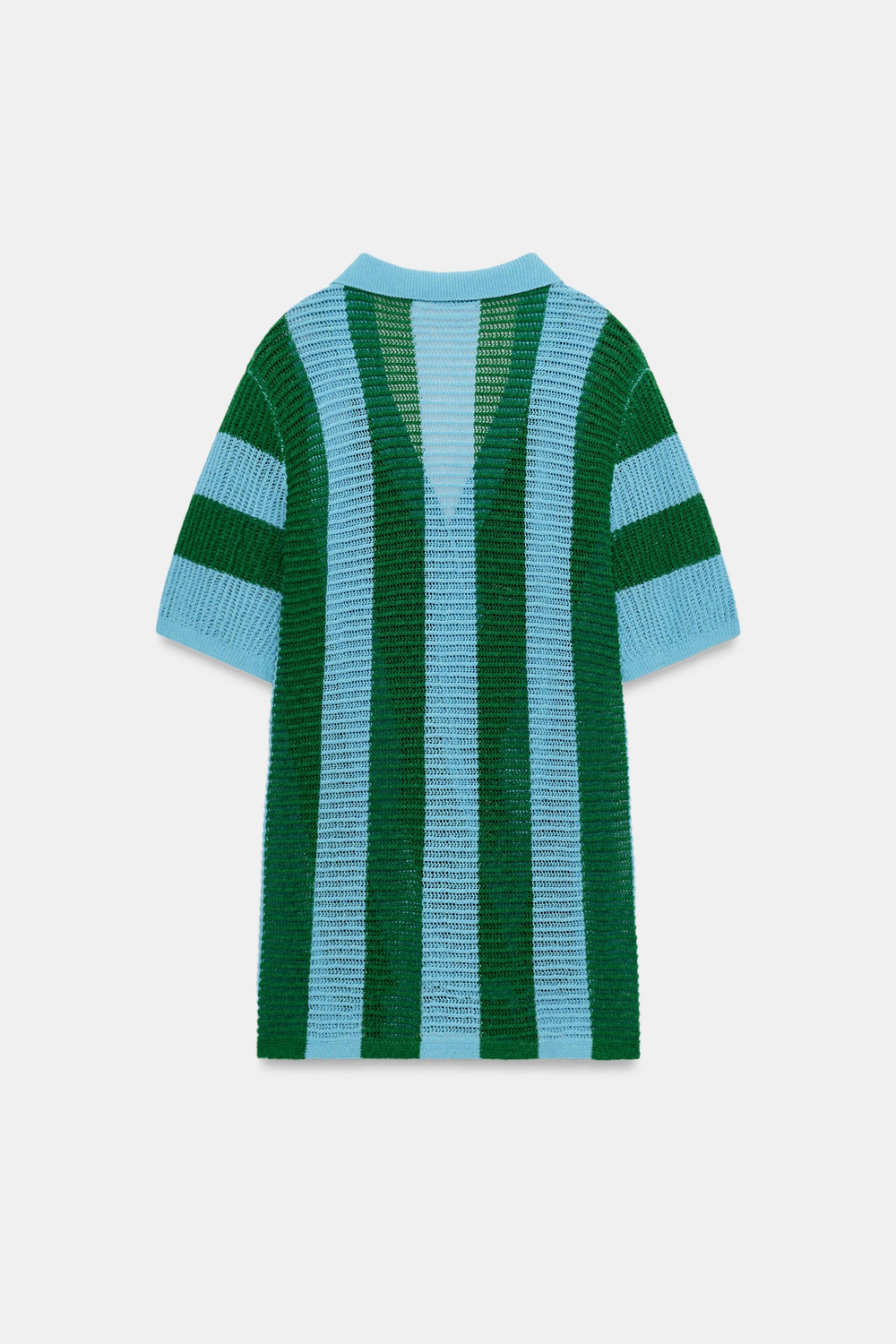 ZARA ТРИКОТАЖНОЕ ПОЛО В ПОЛОСКУ, ПОЛОСКИ