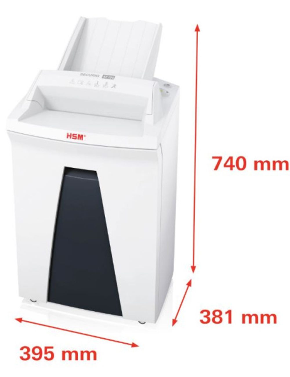 Уничтожитель бумаг HSM SECURIO AF150 4.5x30