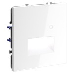 Подсветка светодиодная встраиваемая VOLTUM S70 с датчиком, (белый глянцевый)