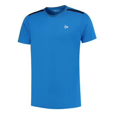 Мужское теннисное поло Dunlop Crew T-Shirt Men - Blue, Dark Blue
