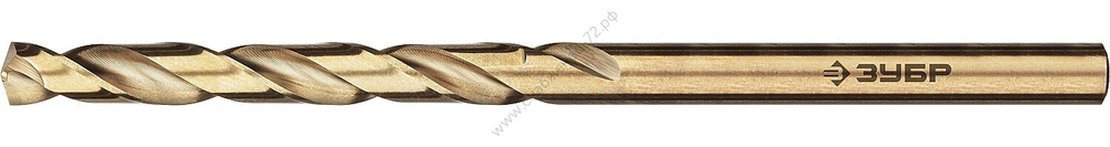 ЗУБР КОБАЛЬТ 3.5х70мм, Сверло по металлу, сталь Р6М5К5, класс А