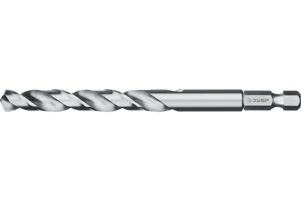 Сверло по металлу ЗУБР Профессионал НЕХ 1/4", сталь Р6М5, 10х133 мм 29623-10