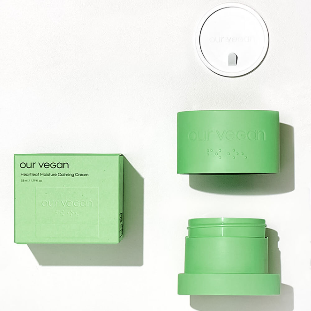 Успокаивающий крем с хауттюйнией Manyo Our Vegan Heartleaf Moisture Calming Cream